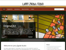 Tablet Screenshot of larryzgodastudio.com